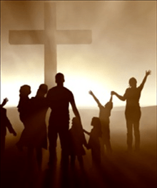 1596-Cross people worship.220w.tn